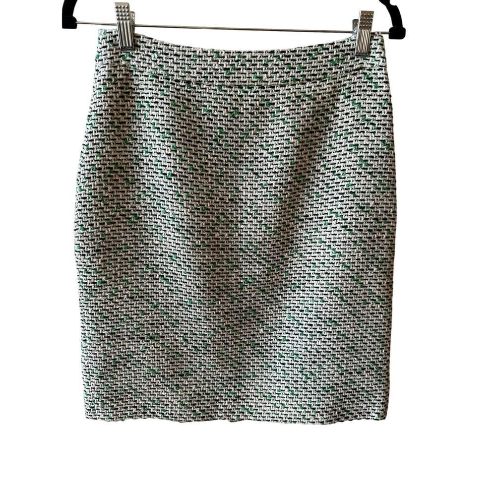 Kate Spade Women's Size 2 Green Black‎ Tween Skirt EUC Lined